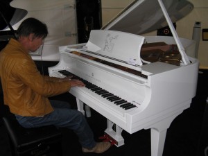 Raymond on piano